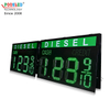 高亮度18英寸绿色DIESEL 8.88 9/10加油站LED价格显示