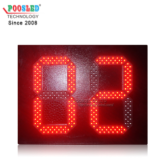 高亮度优质2位红色LED倒数计时器标志